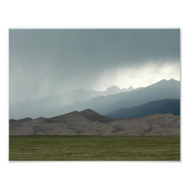Sturm über die Dünen des Großen Sandes, Colorado Fotodruck
