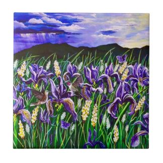 Sturm über Iris FieldsTile Fliese
