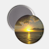 Sturm über Meer Magnet (Vorderseite/Rückseite)