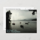 Sturm über neu entdecktem See Postkarte (Vorne/Hinten)