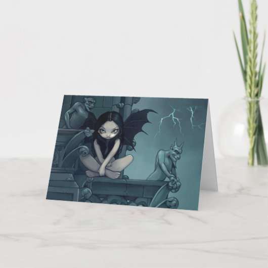 "Sturm über Notre Dame" Gruß-Karte Karte (Vorderseite)