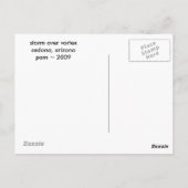 Sturm über Vortex Postkarte (Rückseite)