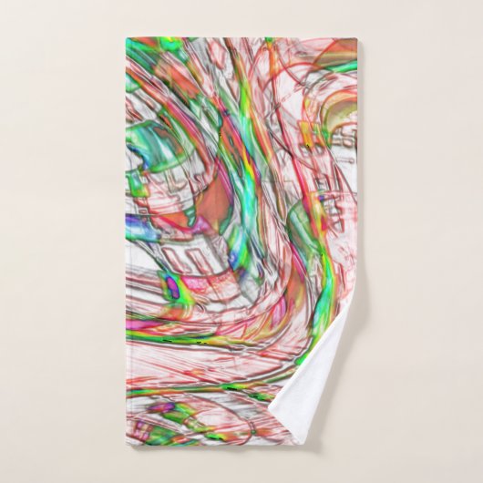 Sturm verdrehter Gleise Badhandtuch Set (Handtuch)