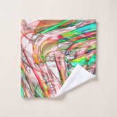 Sturm verdrehter Gleise Badhandtuch Set (Waschlappen)