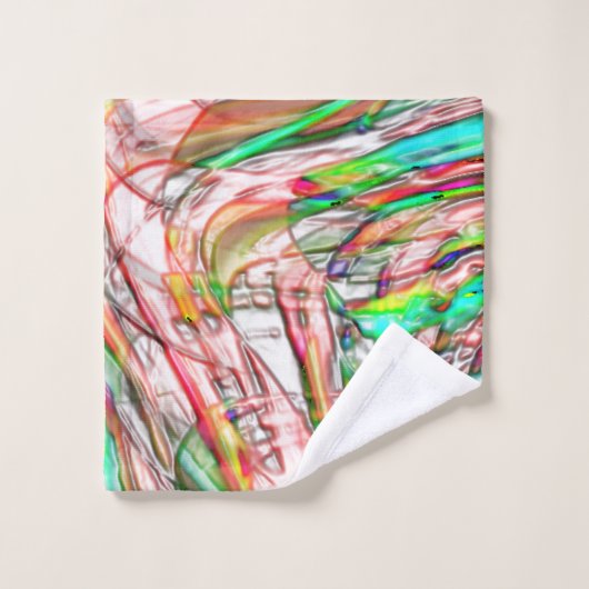 Sturm verdrehter Gleise Badhandtuch Set (Waschlappen)