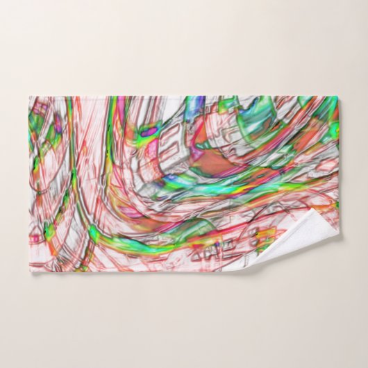 Sturm verdrehter Gleise Badhandtuch Set (Handtuch)