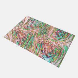 Sturm verdrehter Gleise Fußmatte