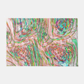 Sturm verdrehter Gleise Fußmatte (Vorderseite)