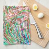 Sturm verdrehter Gleise Geschirrtuch (Viertel Falte)