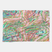 Sturm verdrehter Gleise Geschirrtuch (Horizontal)