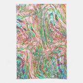 Sturm verdrehter Gleise Geschirrtuch (Vertikal)