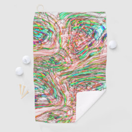 Sturm verdrehter Gleise Golfhandtuch