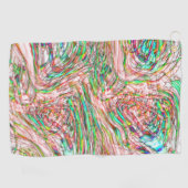 Sturm verdrehter Gleise Golfhandtuch (Horizontal)