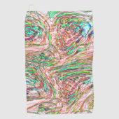 Sturm verdrehter Gleise Golfhandtuch (Vorderseite)