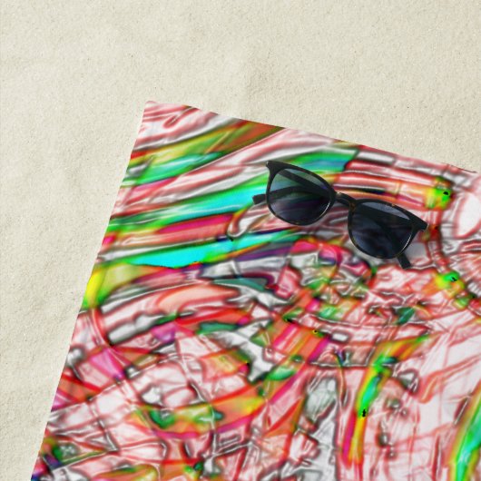 Sturm von verworrenen Gleisen Strandtuch (Beispiel)