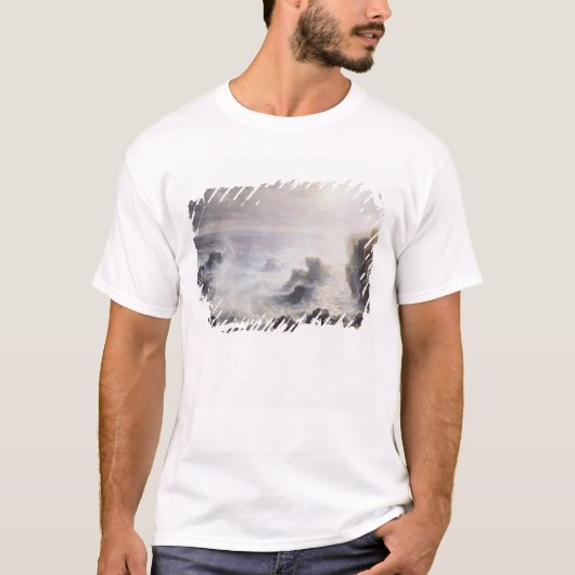 Sturm vor der Küste des Belle-Ile T-Shirt (Vorderseite)