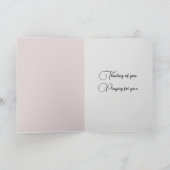 Sturm vor der Tür Denken Sie an Sie Karte (Innenseite)