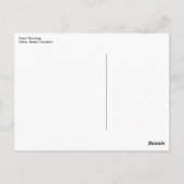 Sturm Watching in Tofino British Columbia Postkarte (Rückseite)