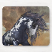 Sturm .. Wildes Pferd Mousepad (Vorne)