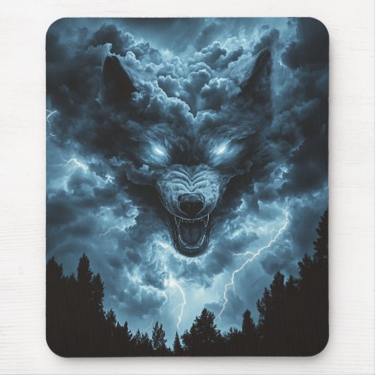 Sturm Wolf Geist Mousepad (Vorne)