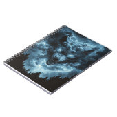 Sturm Wolf Geist Notizblock (Linke Seite)