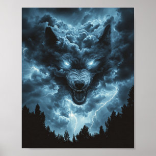 Sturm Wolf Geist Poster