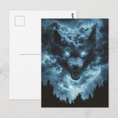 Sturm Wolf Geist Postkarte (Vorne/Hinten)