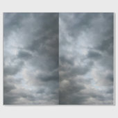 Sturm-Wolken-Brechen Geschenkpapier (Flach)