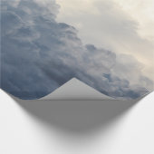Sturm-Wolken-himmlische weiße Wolken im Himmel Geschenkpapier (Ecke)