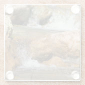 Sturmbach im Frühling Glasuntersetzer (Rückseite)