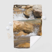 Sturmbach im Frühling Golfhandtuch (Insitu)