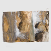 Sturmbach im Frühling Golfhandtuch (Horizontal)