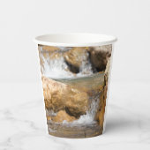 Sturmbach im Frühling Pappbecher (Rückseite)