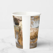 Sturmbach im Frühling Pappbecher (Links)