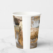 Sturmbach im Frühling Pappbecher (Rechts)