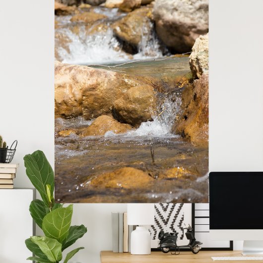 Sturmbach im Frühling Poster (Heimbüro)