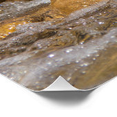 Sturmbach im Frühling Poster (Ecke)