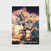 Sturmbaum Feiertagskarte (Vorderseite)