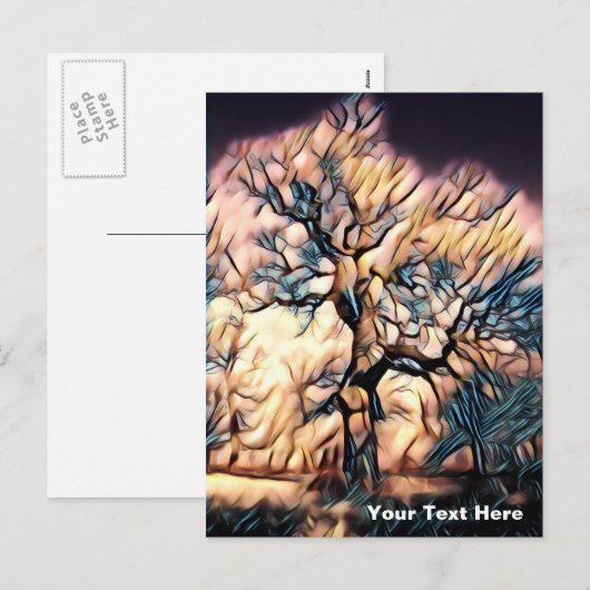 Sturmbaum Feiertagspostkarte (Vorne/Hinten)