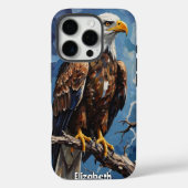 Sturmbeobachtung: Adler am Rande der Barren Case-Mate iPhone Hülle (Rückseite)