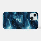 Sturmblitz iPhone 15 Hülle (Rückseite (Horizontal))