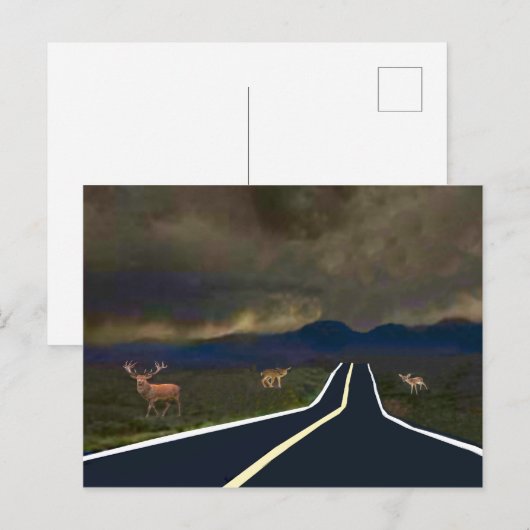 Sturmbrauen Postkarte (Vorne/Hinten)