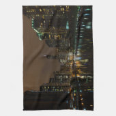 Sturmbrauen über Chicago Geschirrtuch (Vertikal)