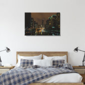 Sturmbrauen über Chicago Leinwanddruck (Insitu (Schlafzimmer))