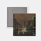 Sturmbrauen über Chicago Magnet (Vorderseite/Rückseite)