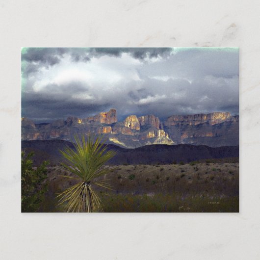 Stürme über Maderas del Carmen Postkarte (Vorderseite)