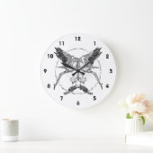 Stürme und Satyrer Große Wanduhr (Zuhause)