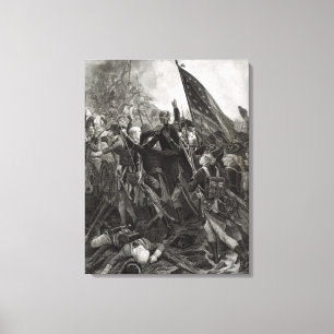 Stürmen des steinigen Punktes, im Juli 1779 Leinwanddruck