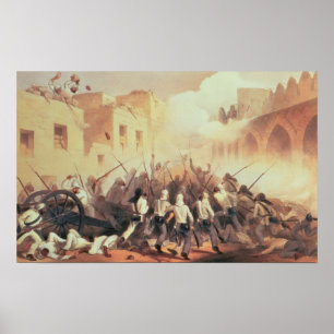 Stürmen von Delhi im Jahre 1857 Poster
