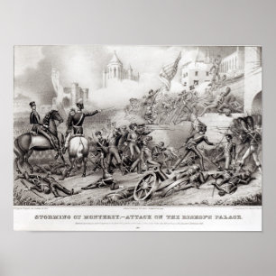 Stürmen von Monterey Poster